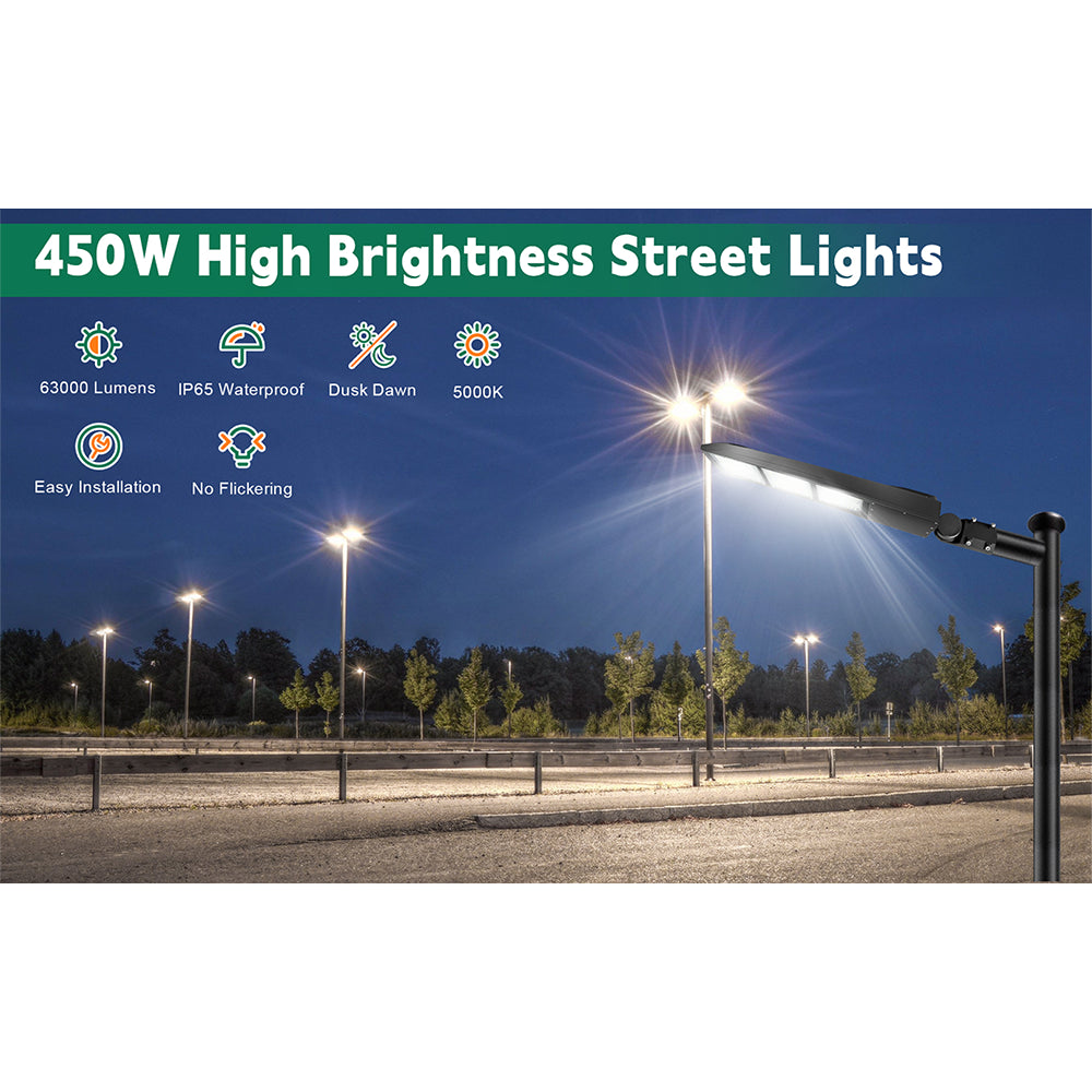 LFD Lighting 450W LED Parking Lot Light