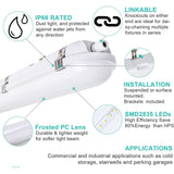LFD Lighting 4FT LED Vapor Tight Light 