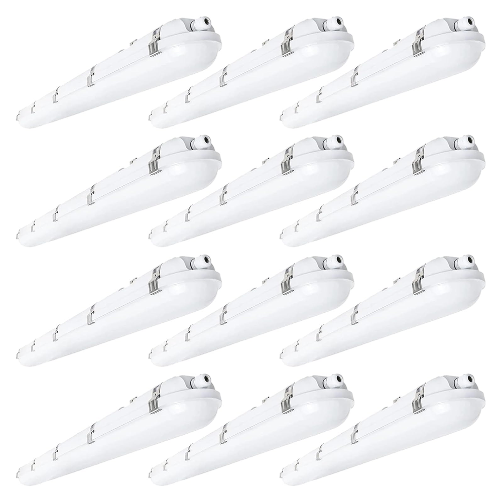 LFD Lighting 4FT LED Vapor Tight Light 12 Pack For Tunnel