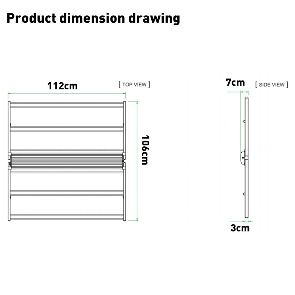 LFD Lighting 4*4 ft LED Grow Light For r Conservatories