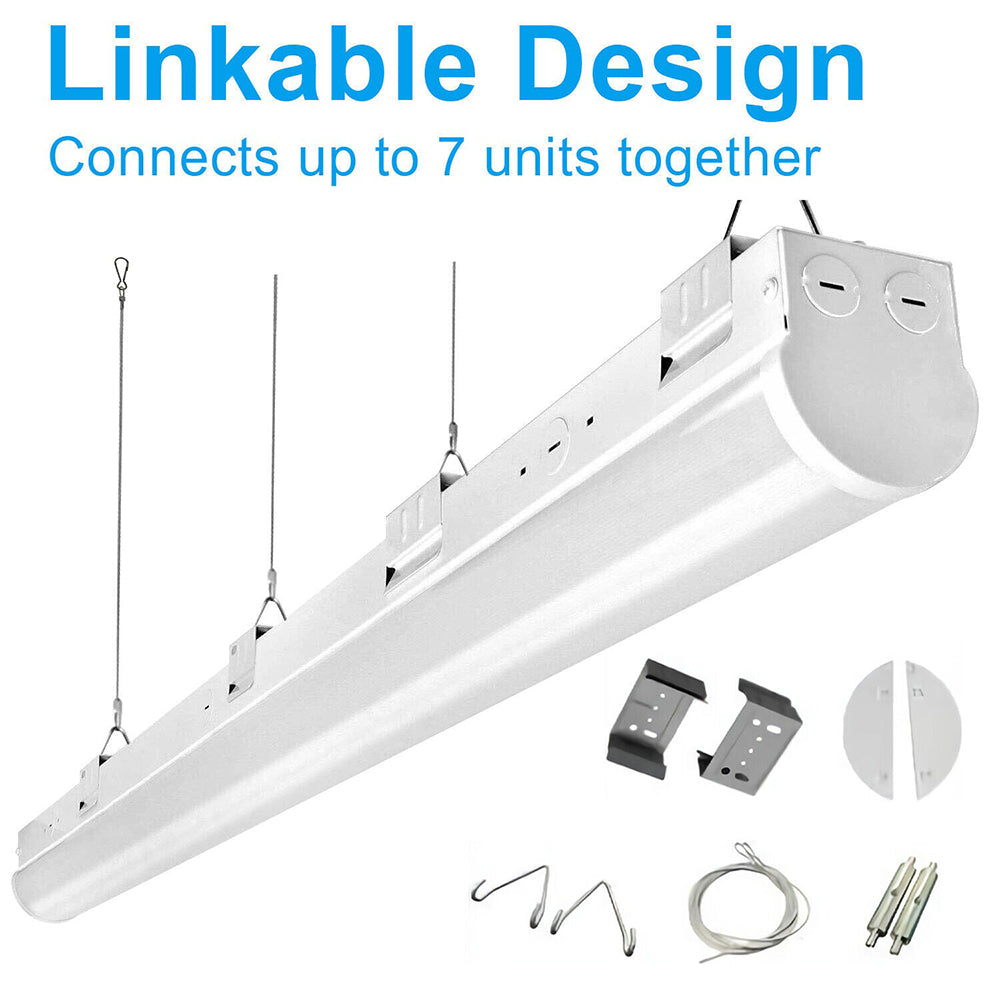 LFD Lighting 4 Pack-4ft Linkable LED Linear Strip Light For Workshop