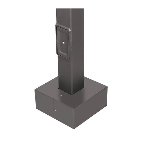 LFD Lighting 4 inch 20 Foot Steel Square Light Pole  