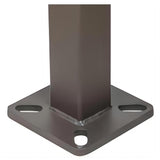 LFD Lighting 4 inch 25 Foot Steel Square Light Pole For Shoebox