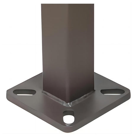 LFD Lighting 4 inch 25 Foot Steel Square Light Pole For Shoebox