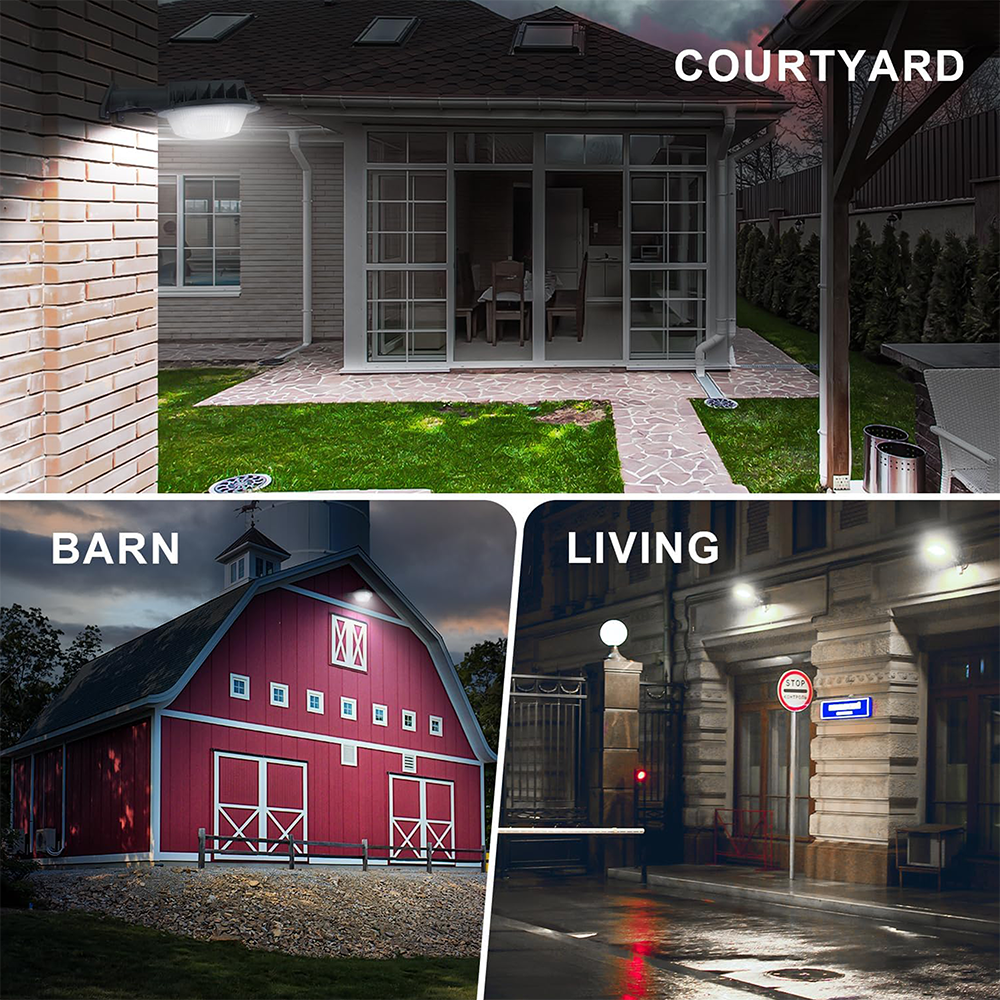 LFD Lighting 55W LED Dusk To Dawn Light  For Courtyard