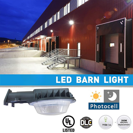 LFD Lighting 55W LED Dusk To Dawn Light  With Photocell