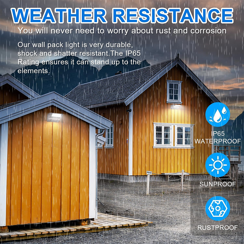 LFD Lighting 80W Rotatable Led Wall Pack Light  For Street