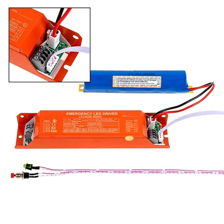 LFD Lighting 8W Emergency Backup Battery Driver  Connect On LED Panel Light