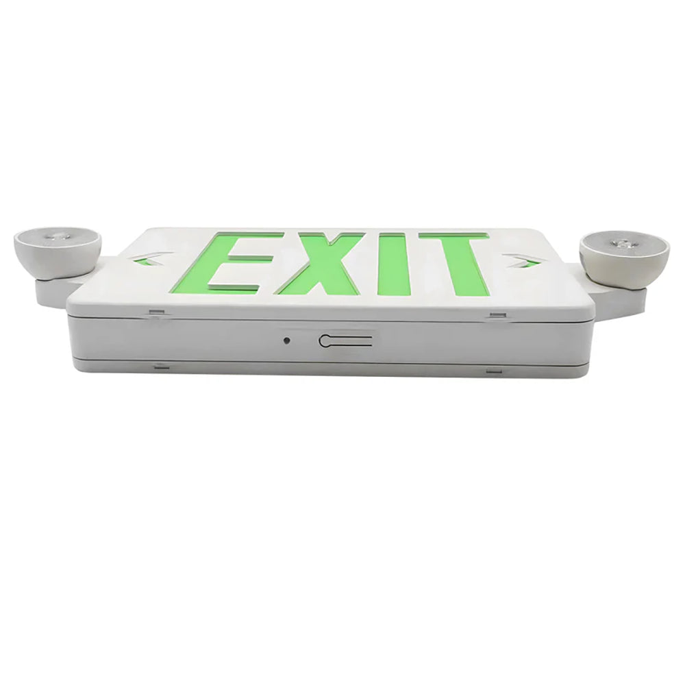 LFD_Lighting_Green_Combo_LED_Emergency_Exit_Sign-Battery_Backup-Adjustable_Light_Heads