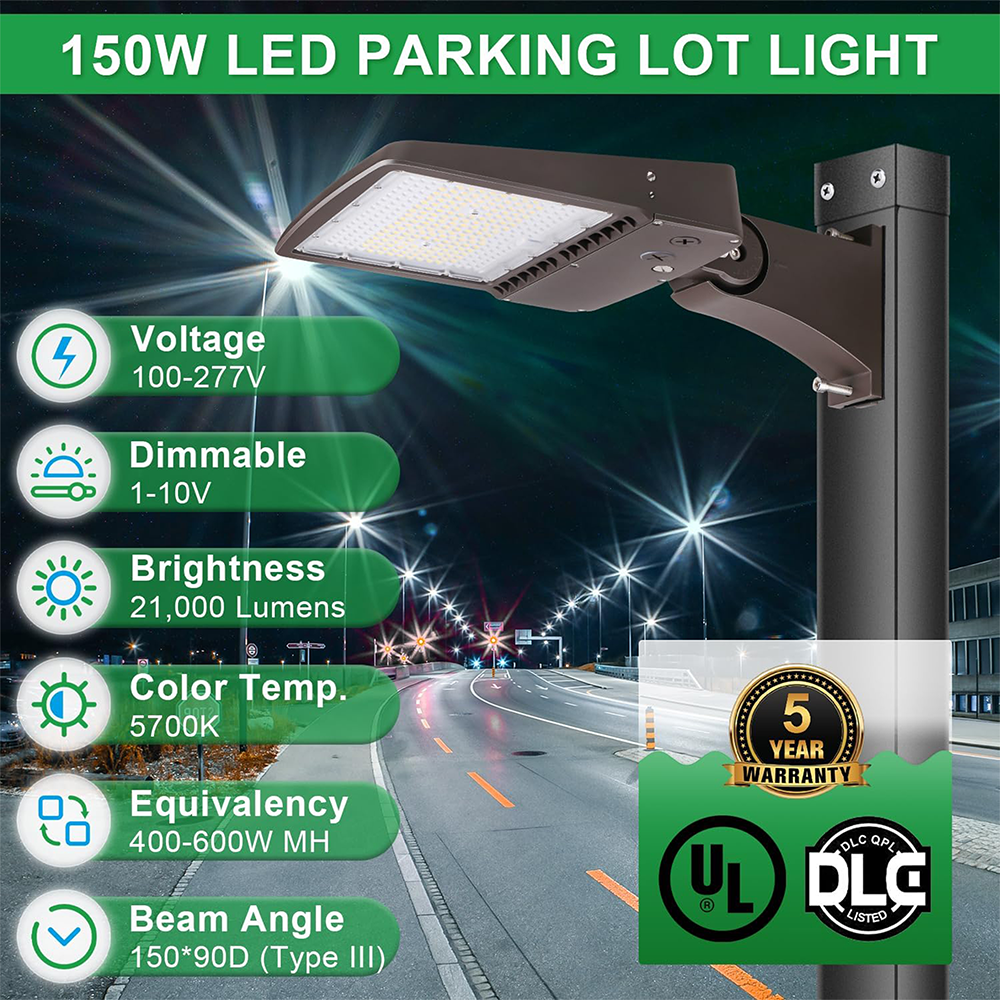 LFD Lighting  LED 150W Parking Lot Light DM For Park