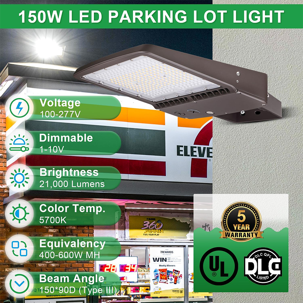 LFD Lighting  LED 150W Parking Lot Light YM  For Street 
