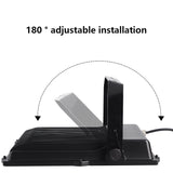 80W LED Flood Light-10800LM 5000K Daylight-150W-250W MH/HPS Equiv-IP65 Waterproof-Outdoor Security Floodlights-ETL DLC