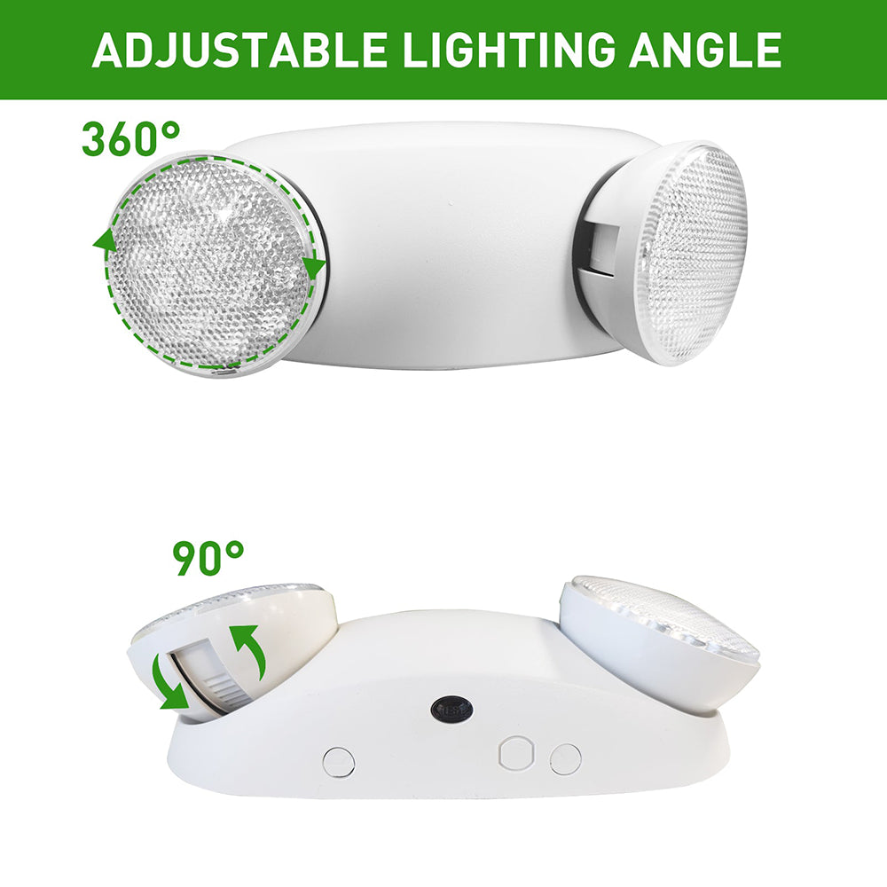 LFD Lighting LED Emergency Exit Lighting Fixtures Adjustable Lighting Angle
