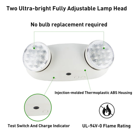 LFD Lighting LED Emergency Exit Lighting Fixtures For Hospital 