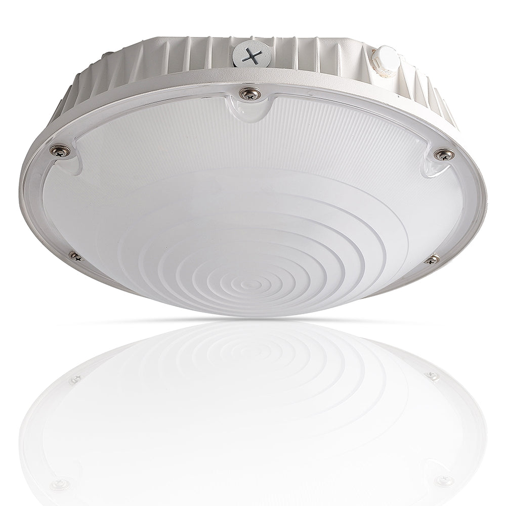 LFD Lighting LED Round Canopy Light 3 Wattages Selectable 