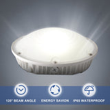 LFD Lighting LED Round Canopy Light 3 Wattages Selectable For Walkway