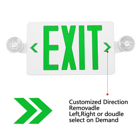 LFD Lighting Led Red/Green LED Exit Sign for Hospital