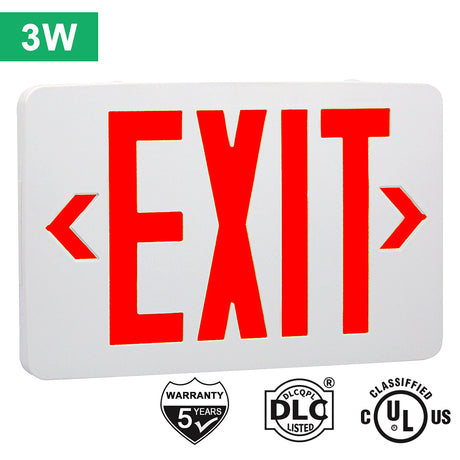 LFD Lighting Red LED Exit Emergency Sign Light For Hospital