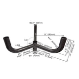 LFD Lighting Tenon Adapter for 3 fixtures-LED Street Light-Shoebox Parking Light-Parking Lot Pole Bracket