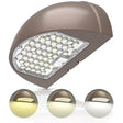 LFD Half Moon Full Cut-Off LED Wall Pack Light 80W, 3CCT selectable, 5000K outdoor fixture.