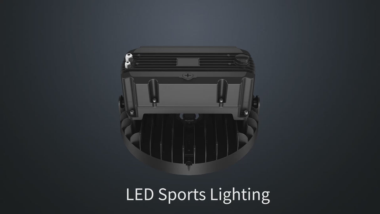 LFD Lighting LED Sport Light – 300W / 400W / 500W Wattage Selectable, 5000K, Adjustable Beam Angle