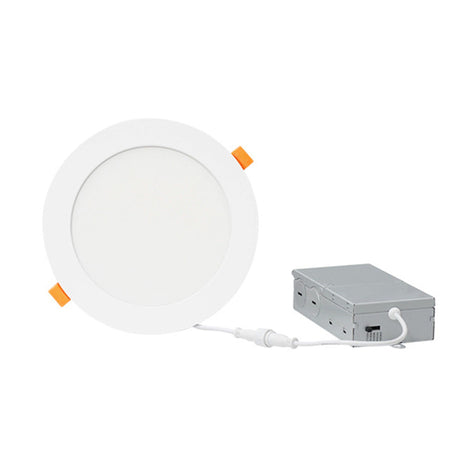40 Pack 4inch 9W LED Recessed Light Slim with Junction Box-5CCT 2700K~5000K Selectable LED Slim Downlight, IC Rated 9W 720LM 80W Eqv-ETL & Energy Star