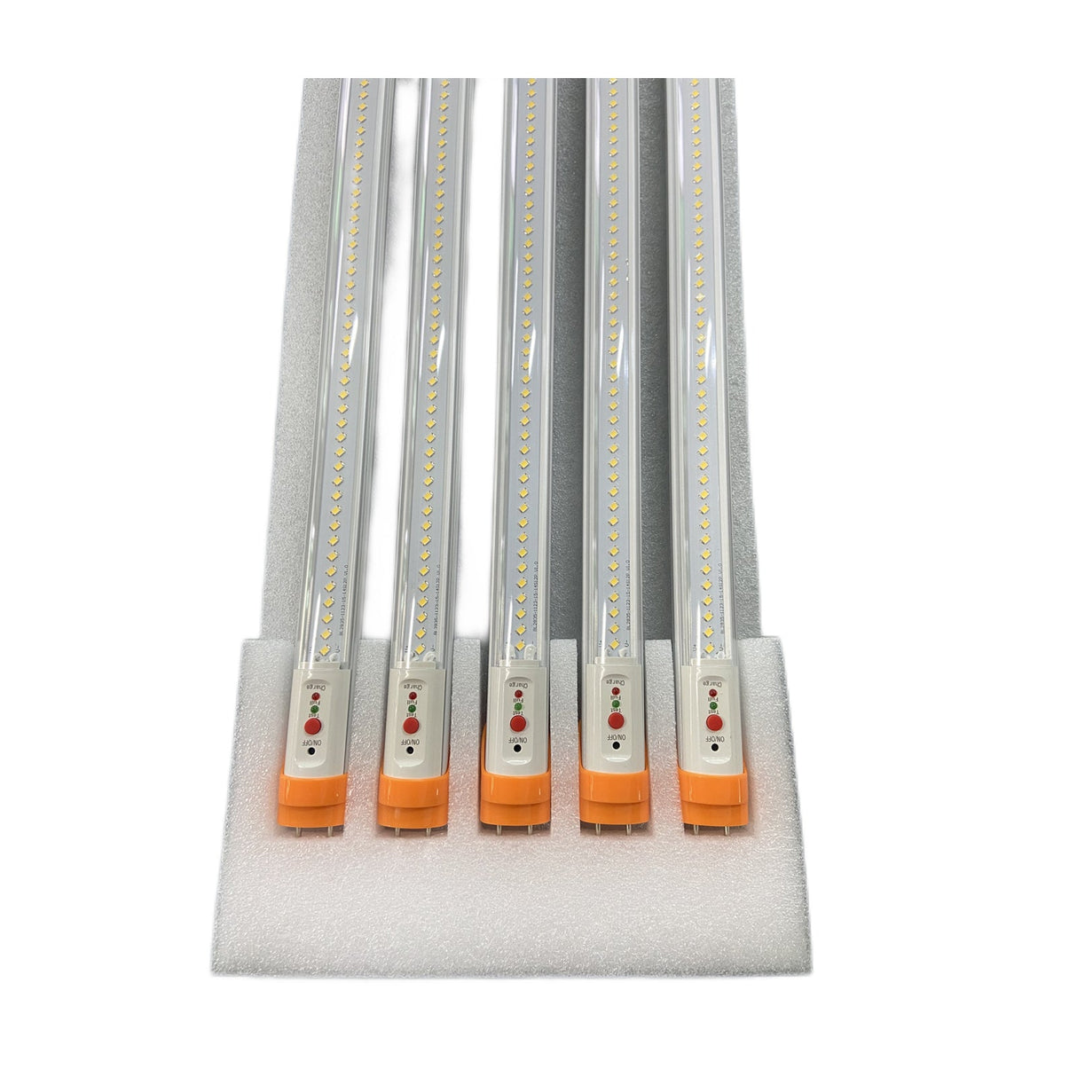 LFD Lighting 4FT T8 Emergency Tube Light-120 Minutes Emergency Backup Battery-18W-2000 Lumens-5000K-Frosted/Clear Cover With Test Button