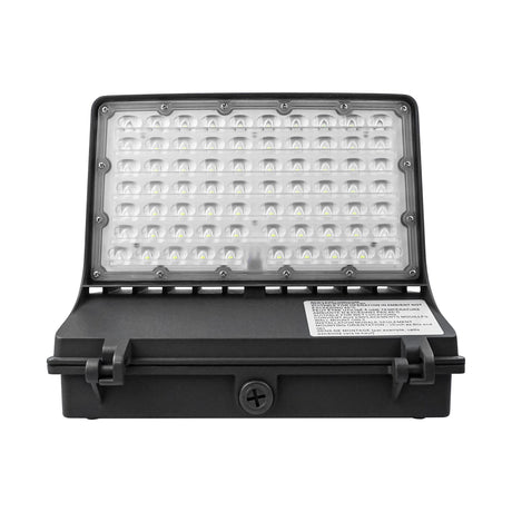 20W 40W 60W 80W Selectable LED Full Cutoff Wall Pack - 5,200 Lumens-250W MH Equivalent-5000K-DLC Liste